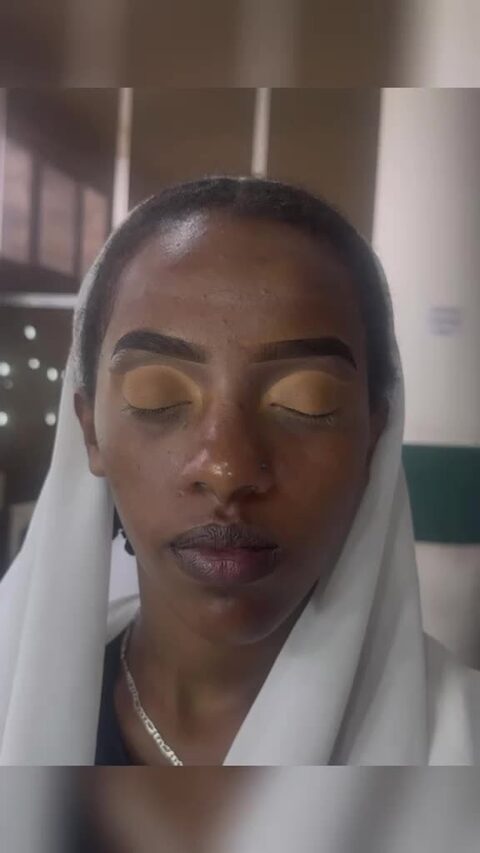 Hijab glam look video